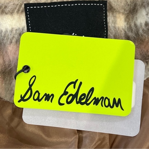 Sam EDELMAN WOMENS NEW WITH TAGS STYLE #64864X BLURRED PLAID COAT - Picture 11 of 16